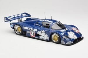 Sauber Mercedes C9 Michelin #61 J-L. Schlesser Winner ADAC Supersprint 1987 Minichamps 1:18 155873581 Metal - imagem 4 de 6