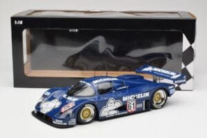 Sauber Mercedes C9 Michelin #61 J-L. Schlesser Winner ADAC Supersprint 1987 Minichamps 1:18 155873581 Metal - imagem 6 de 6