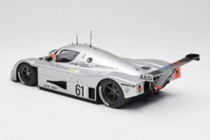 Sauber Mercedes C9 #61 M. Baldi / K. Acheson / G. Brancatelli 2nd Place 24 Hours of Le Mans 1989 Minichamps 1:18 155893561 Me - imagem 5 de 6