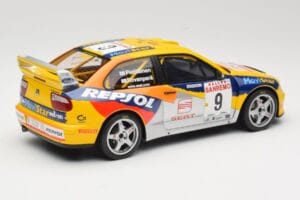 SEAT Cordoba WRC Evo 2 #9 H. Rovanpera / R. Pietilainen Rally San Remo 1999 Otto 1:18 OT483 Resina - imagem 2 de 6
