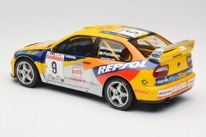 SEAT Cordoba WRC Evo 2 #9 H. Rovanpera / R. Pietilainen Rally San Remo 1999 Otto 1:18 OT483 Resina - imagem 5 de 6