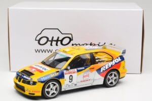SEAT Cordoba WRC Evo 2 #9 H. Rovanpera / R. Pietilainen Rally San Remo 1999 Otto 1:18 OT483 Resina - imagem 6 de 6