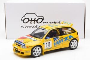 SEAT Ibiza Kit Car Evo 2 #15 H. Rovanpera / R. Pietilanen Rally Monte Carlo 1998 Otto 1:18 OT445 Resina - imagem 6 de 6