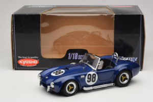 Shelby Cobra 427 S/C #98 Azul Kyosho 1:18 8838 Metal - imagem 8 de 8
