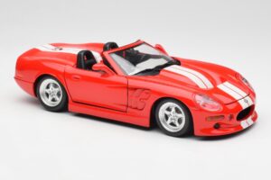 Shelby Series 1 Cabriolet Vermelho Bburago 1:18 3353 Metal - imagem 6 de 8