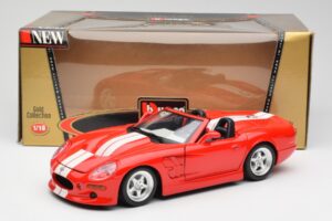 Shelby Series 1 Cabriolet Vermelho Bburago 1:18 3353 Metal - imagem 8 de 8