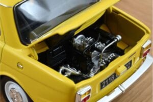 Simca 1000 LS Maya Amarelo Norev 1:18 185714 Metal - imagem 3 de 4