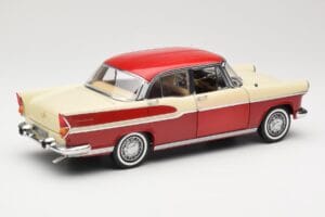 Simca Chambord Vermelho & Marfim Norev 1:18 185721 Metal - imagem 3 de 8