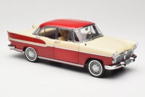 Simca Chambord Vermelho & Marfim Norev 1:18 185721 Metal - imagem 6 de 8