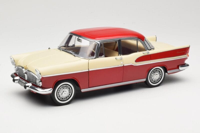 Simca Chambord Vermelho & Marfim Norev 1:18 185721 Metal