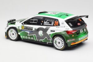 Skoda Fabia Rally2 #24 N. Gryazin / K. Aleksandrov Rally Monte Carlo 2023 IXO 1:18 18RMC155B Metal - imagem 5 de 6