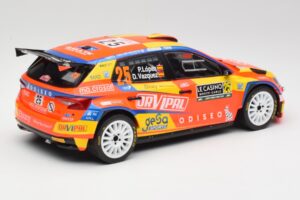 Skoda Fabia Rally2 #25 P. Lopez Rally Monte Carlo 2024 IXO 1:18 18RMC199 Metal - imagem 2 de 6