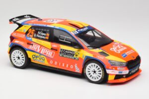 Skoda Fabia Rally2 #25 P. Lopez Rally Monte Carlo 2024 IXO 1:18 18RMC199 Metal - imagem 4 de 6
