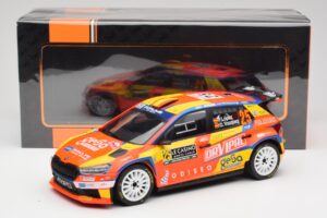 Skoda Fabia Rally2 #25 P. Lopez Rally Monte Carlo 2024 IXO 1:18 18RMC199 Metal - imagem 6 de 6