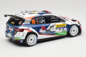 Skoda Fabia Rally2 #10 S. Wagner / G. Winter Barum Czech Rally Zlín 2024 IXO 1:18 18RMC221 Metal - imagem 2 de 6