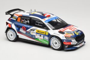 Skoda Fabia Rally2 #10 S. Wagner / G. Winter Barum Czech Rally Zlín 2024 IXO 1:18 18RMC221 Metal - imagem 4 de 6