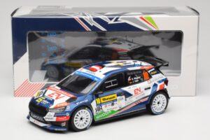 Skoda Fabia Rally2 #10 S. Wagner / G. Winter Barum Czech Rally Zlín 2024 IXO 1:18 18RMC221 Metal - imagem 6 de 6