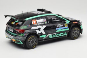 Skoda Fabia Rally2 #22 Toksport G. Greensmith / J. Andersson Safari Rally Kenya 2024 IXO 1:18 18RMC209 Metal - imagem 2 de 6