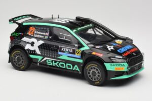 Skoda Fabia Rally2 #22 Toksport G. Greensmith / J. Andersson Safari Rally Kenya 2024 IXO 1:18 18RMC209 Metal - imagem 4 de 6