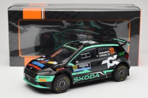Skoda Fabia Rally2 #22 Toksport G. Greensmith / J. Andersson Safari Rally Kenya 2024 IXO 1:18 18RMC209 Metal - imagem 6 de 6