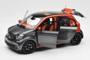 Smart Forfour W453 Lava Laranja Grafite Cinzento Norev 1:18 B66960298 Metal - imagem 2 de 8