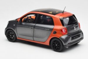 Smart Forfour W453 Lava Laranja Grafite Cinzento Norev 1:18 B66960298 Metal - imagem 7 de 8