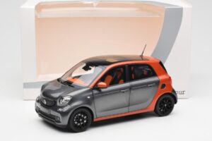Smart Forfour W453 Lava Laranja Grafite Cinzento Norev 1:18 B66960298 Metal - imagem 8 de 8