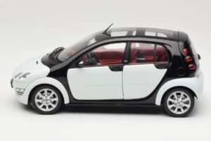 Smart Forfour Branco Kyosho 1:18 0019141V001C01Q00 Metal - imagem 4 de 8