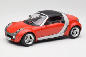 Smart Roadster Vermelho Bburago 1:18 34099 Metal