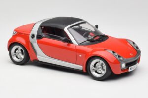 Smart Roadster Vermelho Bburago 1:18 34099 Metal - imagem 6 de 8