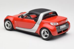 Smart Roadster Vermelho Bburago 1:18 34099 Metal - imagem 7 de 8