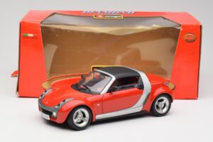 Smart Roadster Vermelho Bburago 1:18 34099 Metal - imagem 8 de 8