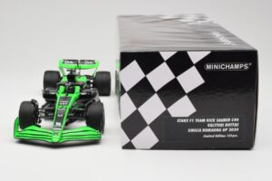 Stake F1 Team Kick Sauber C44 #77 V. Bottas Emilia Romagna GP 2024 Minichamps 1:18 117240177 Metal - imagem 3 de 7