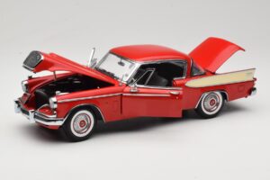 Studebaker Golden Hawk Apache Red Motor City 1:18 80009 Metal - imagem 2 de 8