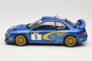 Subaru Impreza WRC #5 R. Burns / R. Reid Rally de France 1999 AUTOart 1:18 89993 Metal - imagem 4 de 8