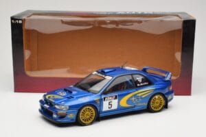 Subaru Impreza WRC #5 R. Burns / R. Reid Rally de France 1999 AUTOart 1:18 89993 Metal - imagem 8 de 8