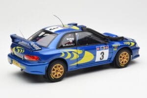 Subaru Impreza WRC #3 C. McRae / N. Grist Safari Rally Winner 1997 AUTOart 1:18 89792 Metal - imagem 3 de 8