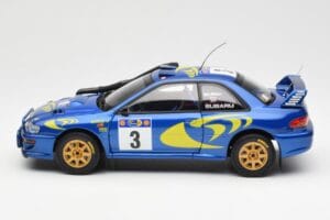 Subaru Impreza WRC #3 C. McRae / N. Grist Safari Rally Winner 1997 AUTOart 1:18 89792 Metal - imagem 4 de 8