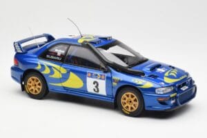 Subaru Impreza WRC #3 C. McRae / N. Grist Safari Rally Winner 1997 AUTOart 1:18 89792 Metal - imagem 6 de 8