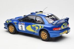 Subaru Impreza WRC #3 C. McRae / N. Grist Safari Rally Winner 1997 AUTOart 1:18 89792 Metal - imagem 7 de 8