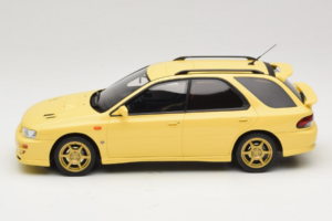 Subaru Impreza WRX STI Version VI Sport Wagon Cashmere Yellow Otto 1:18 OT1198 Metal - imagem 3 de 6