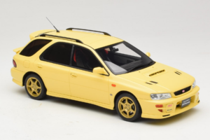 Subaru Impreza WRX STI Version VI Sport Wagon Cashmere Yellow Otto 1:18 OT1198 Metal - imagem 4 de 6