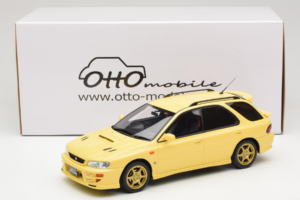Subaru Impreza WRX STI Version VI Sport Wagon Cashmere Yellow Otto 1:18 OT1198 Metal - imagem 6 de 6