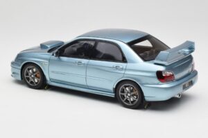 Subaru Impreza WRX STi WR1 GD P. Solberg Edition Ice Blue Metallic Otto 1:18 OT1114 Resina - imagem 5 de 6