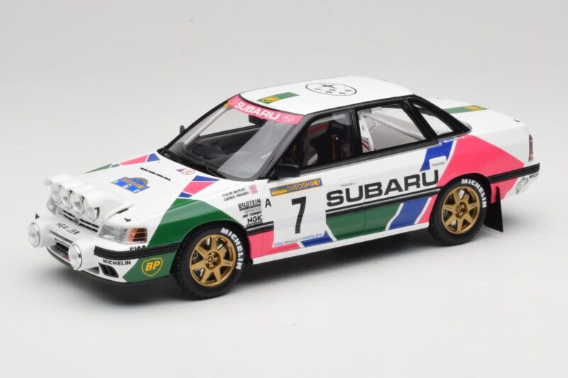 Subaru Legacy RS BC5 Group A #7 C. McRae / D. Ringer Rally Sweden 1992 Otto 1:18 OT1158 Resina
