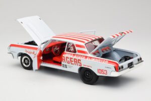 Dodge 330 Super Stock Ramchargers NHRA 1964 Highway 61 1:18 50044 Metal - imagem 5 de 8