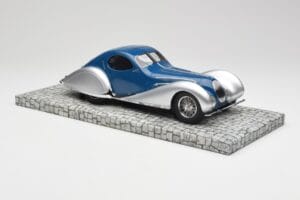 Talbot-Lago T150 C-SS Coupe Azul Prata Minichamps 1:18 107117122 Resina - imagem 4 de 6