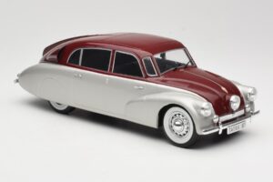 Tatra 87 Prata & Vermelho Escuro MCG 1:18 MCG18067 Metal - imagem 4 de 6