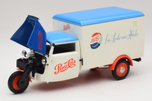 Tempo Dreirad Kastenwagen Pepsi Minichamps 1:18 150099024 Metal - imagem 2 de 8