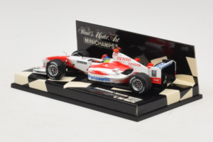 Toyota TF104 Panasonic #16 C. da Matta Panasonic Toyota Racing 2004 Minichamps 1:43 400040016 Metal - imagem 3 de 5